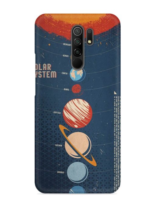 Solar System Vector Snap Case for Poco M2 Zapvi