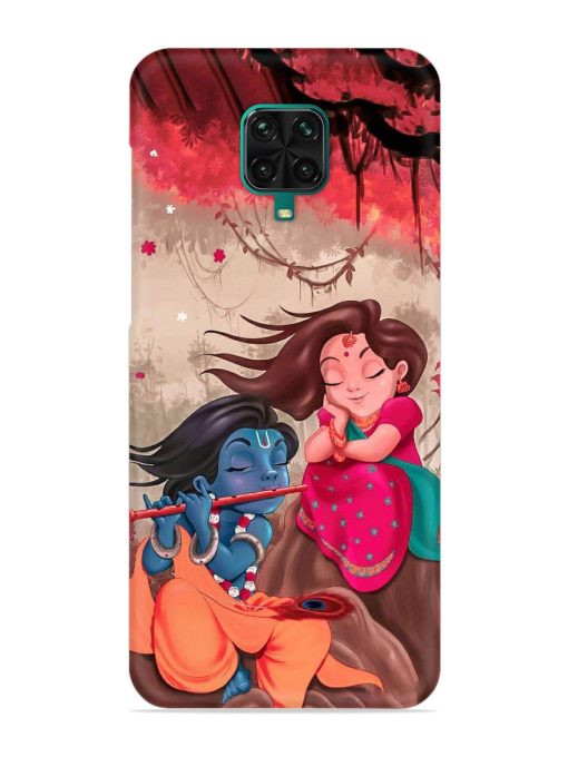 Radhe Krishna Water Art Snap Case for Poco M2 Pro Zapvi