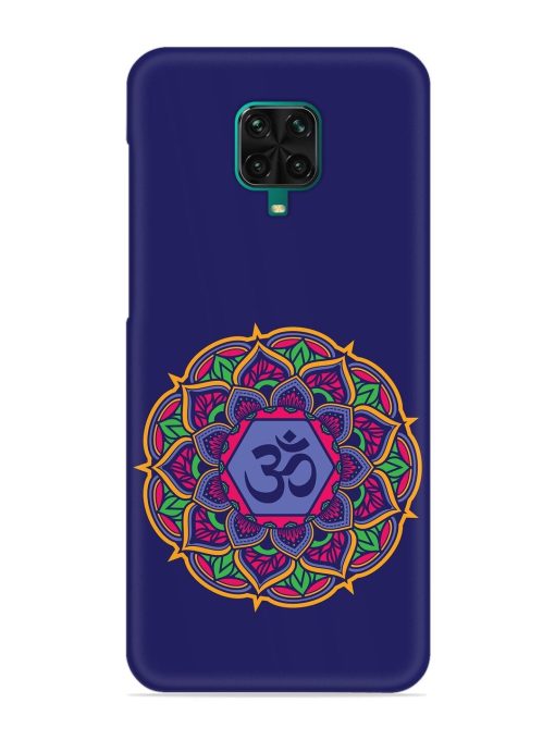 Om Mandala Art Blue Snap Case for Poco M2 Pro