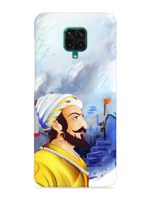 Shivaji Maharaj Color Paint Art Snap Case for Poco M2 Pro Zapvi