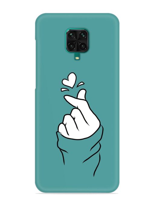 Korean Heart Sign Art Snap Case for Poco M2 Pro Zapvi