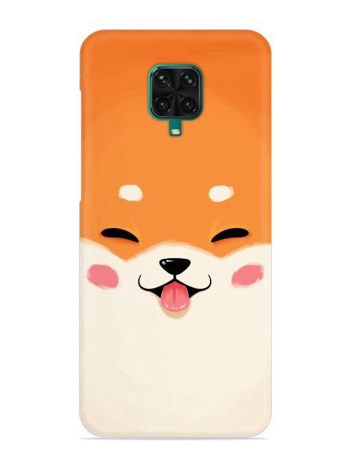 Cute Dog Face Vector Snap Case for Poco M2 Pro Zapvi