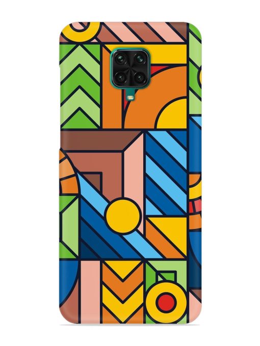 Colorful Geometric Snap Case for Poco M2 Pro Zapvi