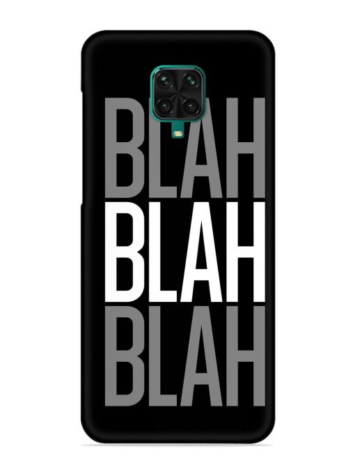 Blah Blah Blah Wallpaper Snap Case for Poco M2 Pro