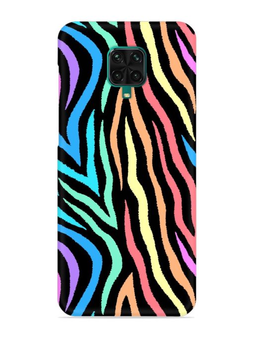 Colorful Abstract Zebra Snap Case for Poco M2 Pro