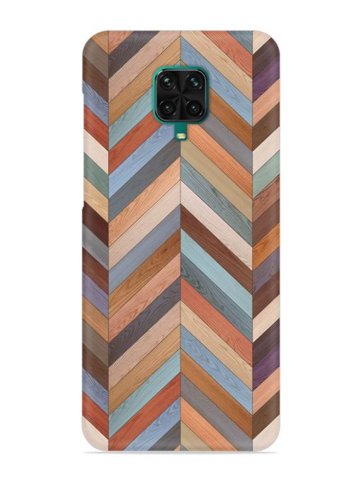 Seamless Wood Parquet Snap Case for Poco M2 Pro Zapvi