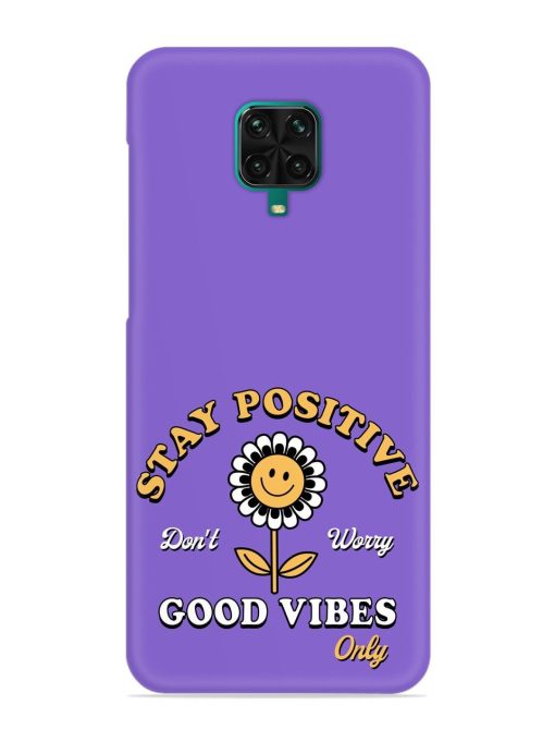 Retro Positive Flower Snap Case for Poco M2 Pro Zapvi