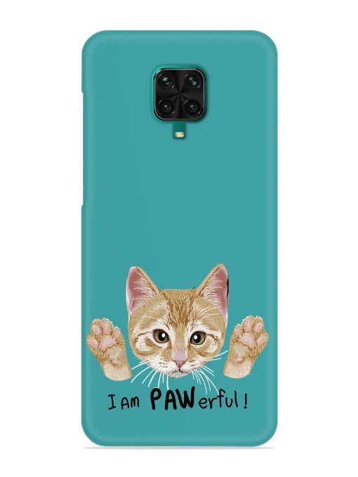 Typography Slogan Cat Snap Case for Poco M2 Pro Zapvi