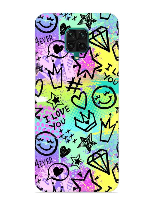 Bright Seamless Pattern Snap Case for Poco M2 Pro