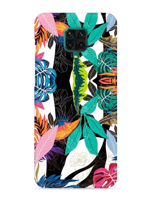 Floral Pattern Bright Snap Case for Poco M2 Pro Zapvi