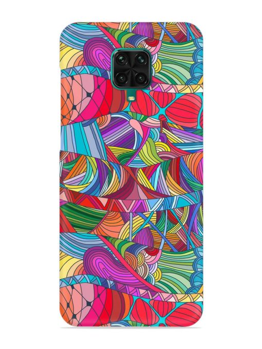 Seamless Patterns Hand Drawn Snap Case for Poco M2 Pro Zapvi