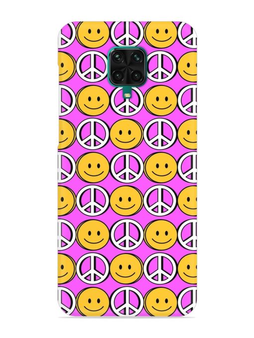 Smiley Face Peace Snap Case for Poco M2 Pro Zapvi