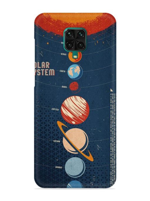 Solar System Vector Snap Case for Poco M2 Pro Zapvi