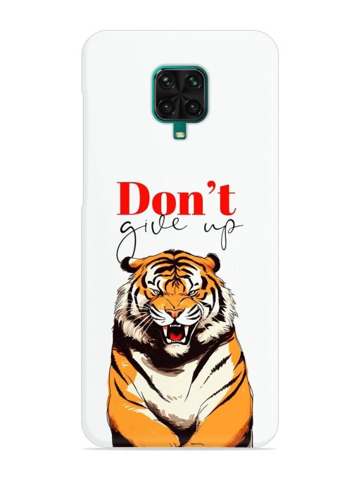 Don'T Give Up Tiger Art Snap Case for Poco M2 Pro