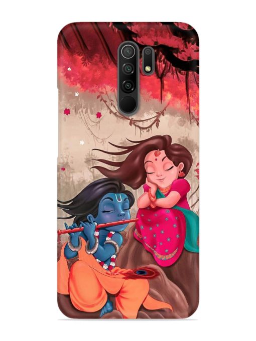 Radhe Krishna Water Art Snap Case for Poco M2 Reloaded Zapvi