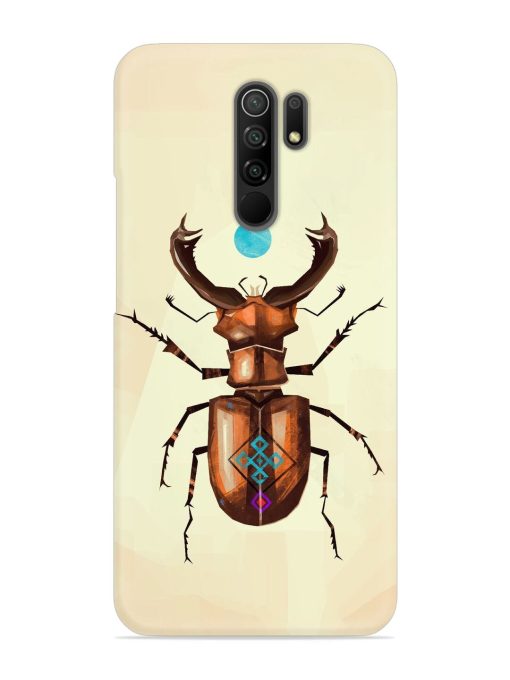 Stag Beetle Vector Snap Case for Poco M2 Reloaded Zapvi