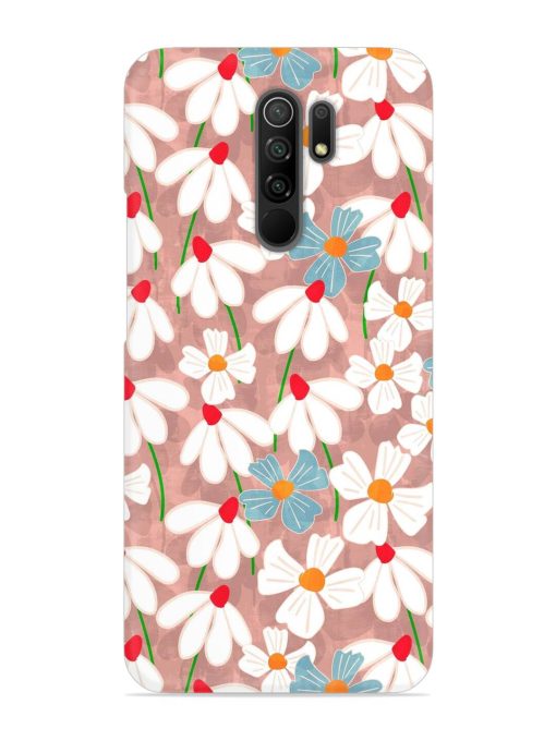 Abstract Petal Flowers Snap Case for Poco M2 Reloaded Zapvi