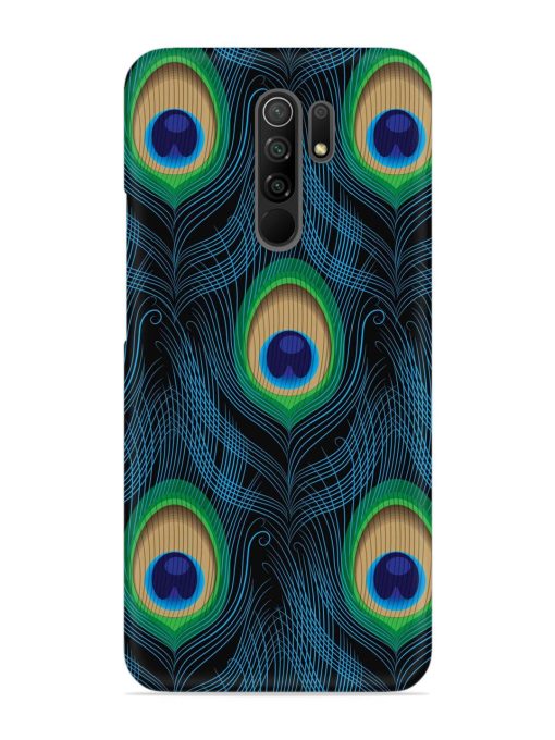 Seamless Pattern Peacock Snap Case for Poco M2 Reloaded Zapvi