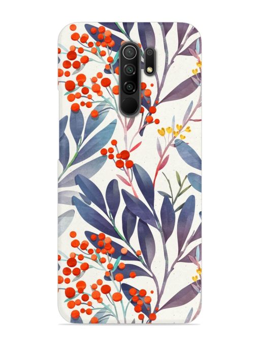 Seamless Floral Pattern Snap Case for Poco M2 Reloaded Zapvi