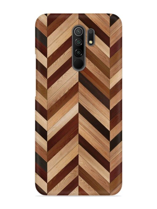 Seamless Wood Parquet Snap Case for Poco M2 Reloaded Zapvi