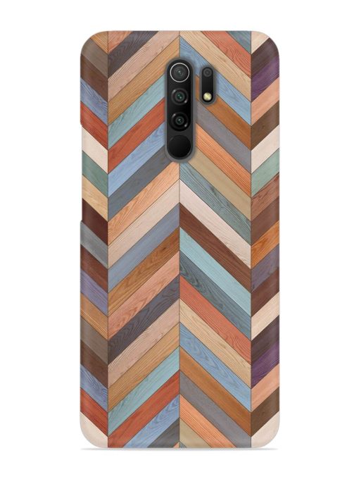 Seamless Wood Parquet Snap Case for Poco M2 Reloaded