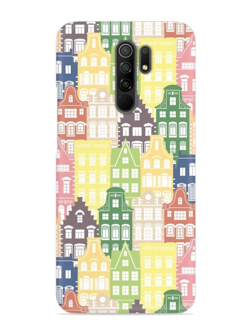 Seamless Shapes Pattern Snap Case for Poco M2 Reloaded Zapvi