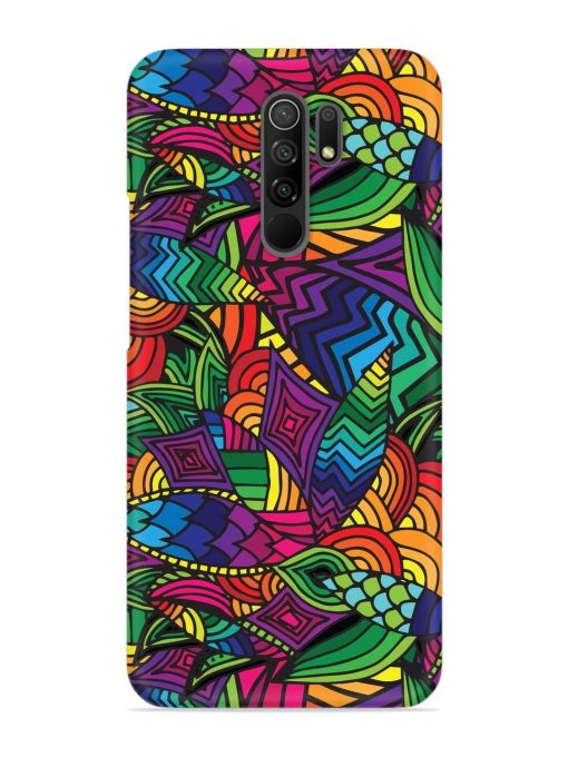 Abstract Multicolor Seamless Snap Case for Poco M2 Reloaded