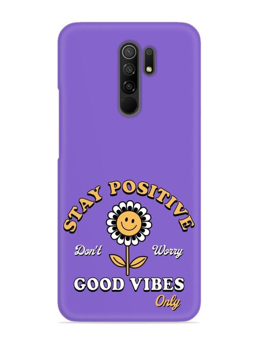 Retro Positive Flower Snap Case for Poco M2 Reloaded