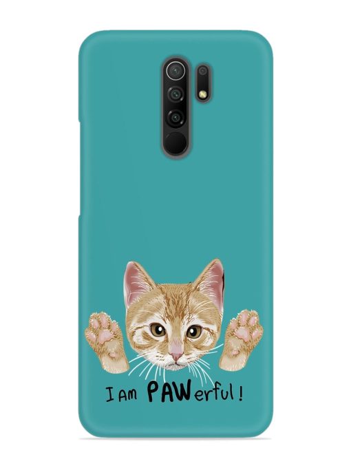 Typography Slogan Cat Snap Case for Poco M2 Reloaded Zapvi