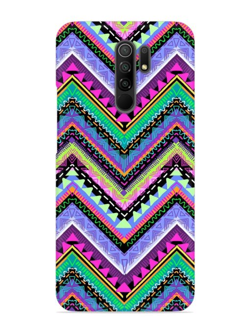 Tribal Aztec Print Snap Case for Poco M2 Reloaded Zapvi