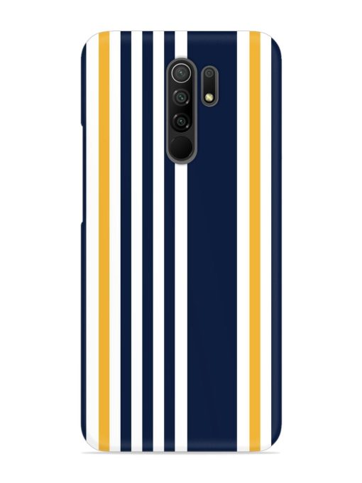 Seamless Stripe Pattern Snap Case for Poco M2 Reloaded Zapvi