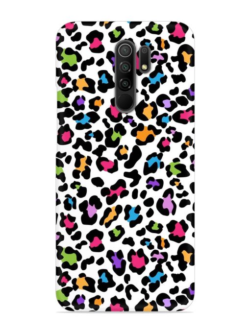 Seamless Leopard Pattern Snap Case for Poco M2 Reloaded