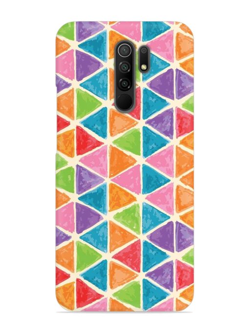 Seamless Colorful Isometric Snap Case for Poco M2 Reloaded