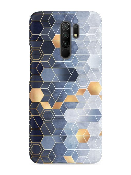 Geometric Abstraction Hexagons Snap Case for Poco M2 Reloaded Zapvi