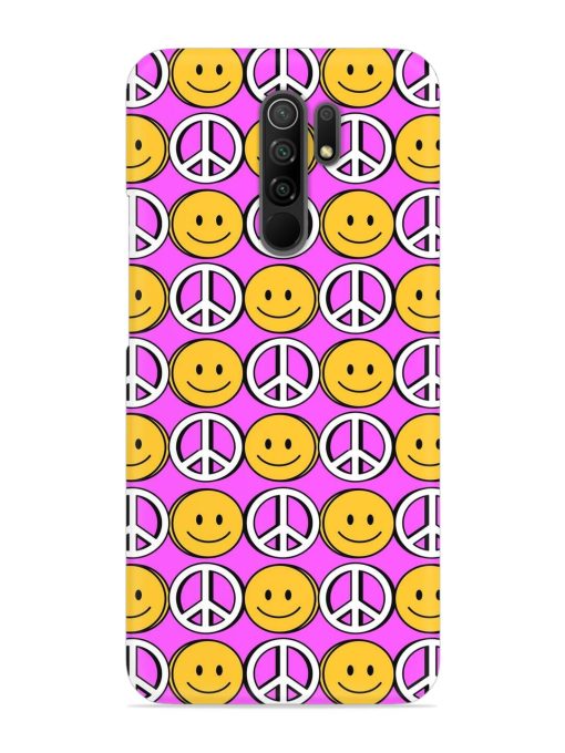 Smiley Face Peace Snap Case for Poco M2 Reloaded Zapvi