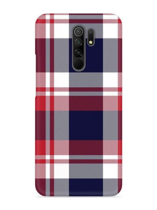 Classic Plaid Tartan Snap Case for Poco M2 Reloaded Zapvi