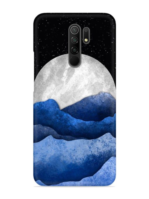 Full Moon Mountain Vector Snap Case for Poco M2 Reloaded Zapvi