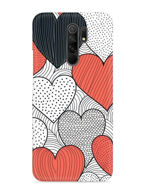 Girly Heart Seamless Snap Case for Poco M2 Reloaded Zapvi