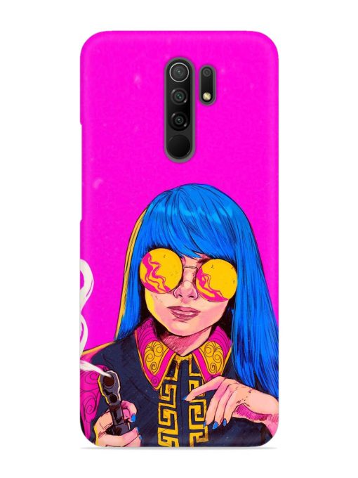 Aesthetic Anime Girl Snap Case for Poco M2 Reloaded Zapvi