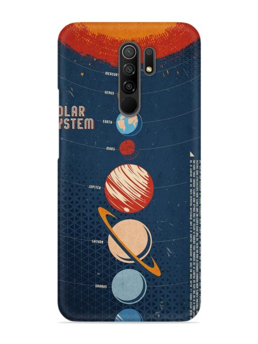 Solar System Vector Snap Case for Poco M2 Reloaded Zapvi