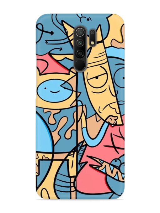 Silly Face Doodle Snap Case for Poco M2 Reloaded Zapvi