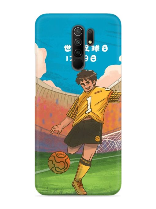 Soccer Kick Snap Case for Poco M2 Reloaded Zapvi