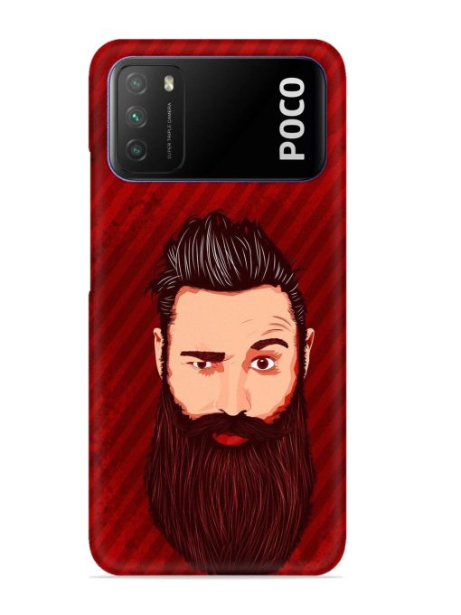 Beardo Man Snap Case for Poco M3 Zapvi