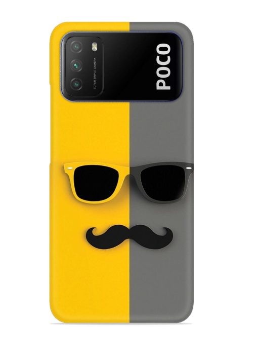 Stylish Goggle Snap Case for Poco M3 Zapvi