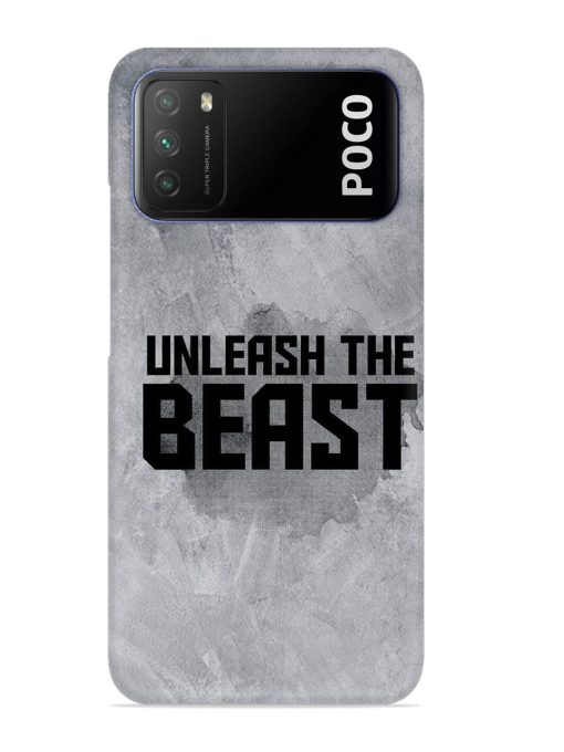 Unleash The Beast Snap Case for Poco M3 Zapvi