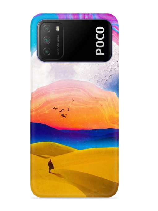 Sandy Desert Snap Case for Poco M3 Zapvi