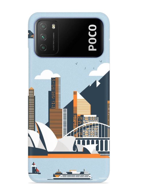 Sydney Opera Landscape Snap Case for Poco M3 Zapvi