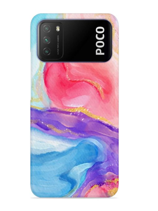 Watercolor Gradient Snap Case for Poco M3