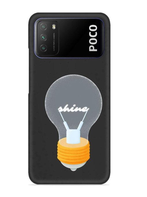 Bulb Background Snap Case for Poco M3 Zapvi