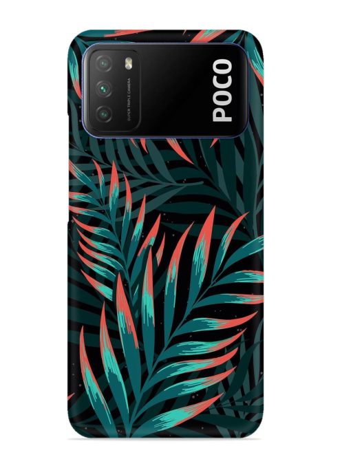 Green Leaf Art Snap Case for Poco M3